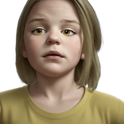 girl in yellow shirt sticker