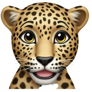 leopard sticker