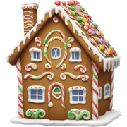 gingerbread house sticker