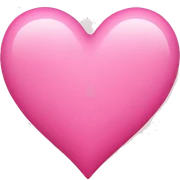 pink heart sticker