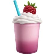 Berry milkshake sticker