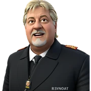 soviet man in black jacket sticker