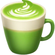 Matcha latte sticker