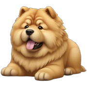 Chow chow dog sticker