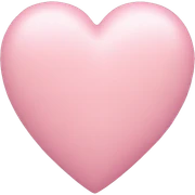Pastel pink heart sticker