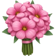 pink bouquet sticker