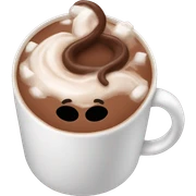 Hot chocolate sticker