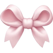 swan light pink bow sticker