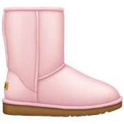 light pink uggs sticker