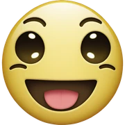 Smiley face sticker