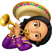 Mariachi Trumpet Player sticker