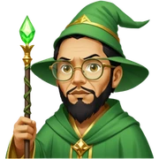 Verdant Wizard sticker