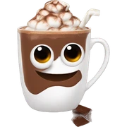 Hot chocolate sticker