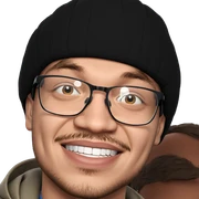 smiling boy with glasses portrait sticker