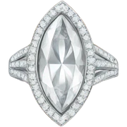 Marquise engagement ring sticker