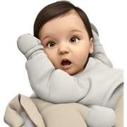 casual portrait of girl lying sticker