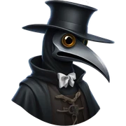 Plague doctor sticker