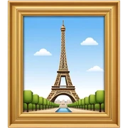 eiffel tower sticker