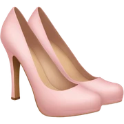 Soft pink heels sticker