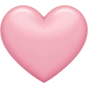 pastel pink heart sticker