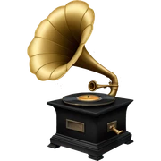 gramophone sticker