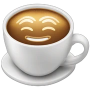 a cup of coffee sticker