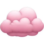 pink cloud sticker