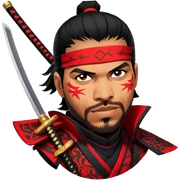 Daring Samurai sticker