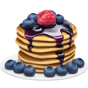 Blueberry pancakes  sticker