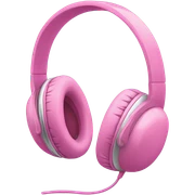 Pink headphones  sticker