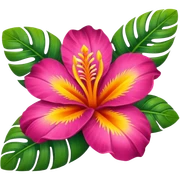 Tropical sticker