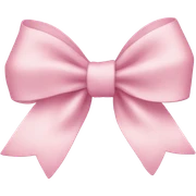 pastel pink bow sticker