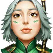 Emerald Samurai sticker