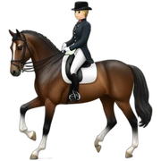 dressage horse sticker
