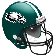 Philadelphia Eagles helmet sticker