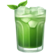 Iced matcha sticker
