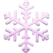 pastel pink snowflake  sticker