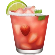 Strawberry margarita sticker