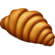Chocolate croissant sticker