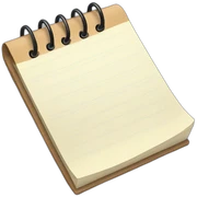 notepad sticker