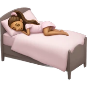 Ariana Grande sleeping sticker