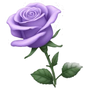Lavender rose sticker