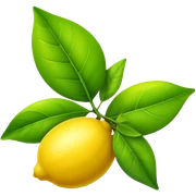 lemon leaf sticker