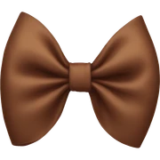 Aesthetic brown bow sticker