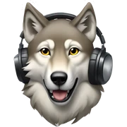 DJ WOLF sticker