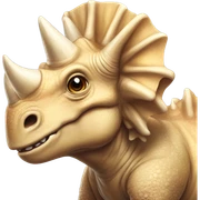 triceratops sticker