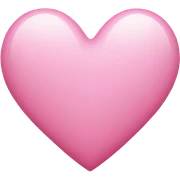 pink heart sticker