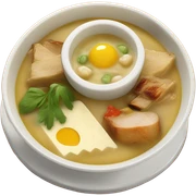 Plato de Sopa de ajiaco de lado  sticker