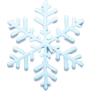 snowflake sticker