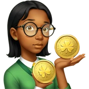 Golden Token sticker